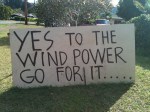 Wind power advocate
