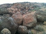 Garden of the Gods–acres of exposed boulders, some round, some&nbsp;pock-marked