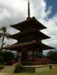 A Day in Lahaina, Maui: Buddhist shrine nearl Mala&nbsp;Wharf
