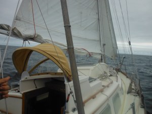 Climbing close-hauled the last 100 miles.